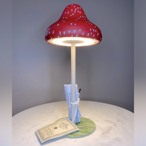 NWT John Derian Rechargeable LED Mushroom Lamp 🍄 - Picture 5 of 12